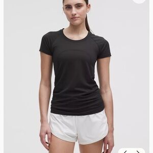 Lululemon swiftly tech tee, size 4, black